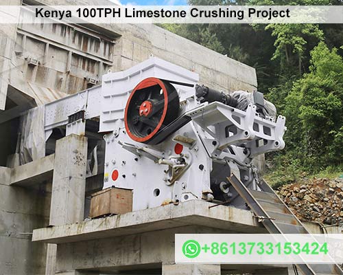 Kenya 100TPH Limestone Crushing Project