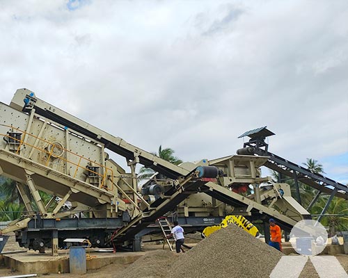 150 TPH Mobile Iron Ore Crushing Plant in Mexico