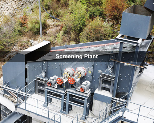Rate for a Screening Plant