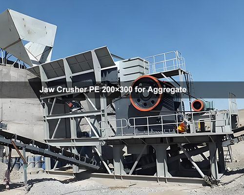 Jaw Crusher PE 200×300 for Aggregate